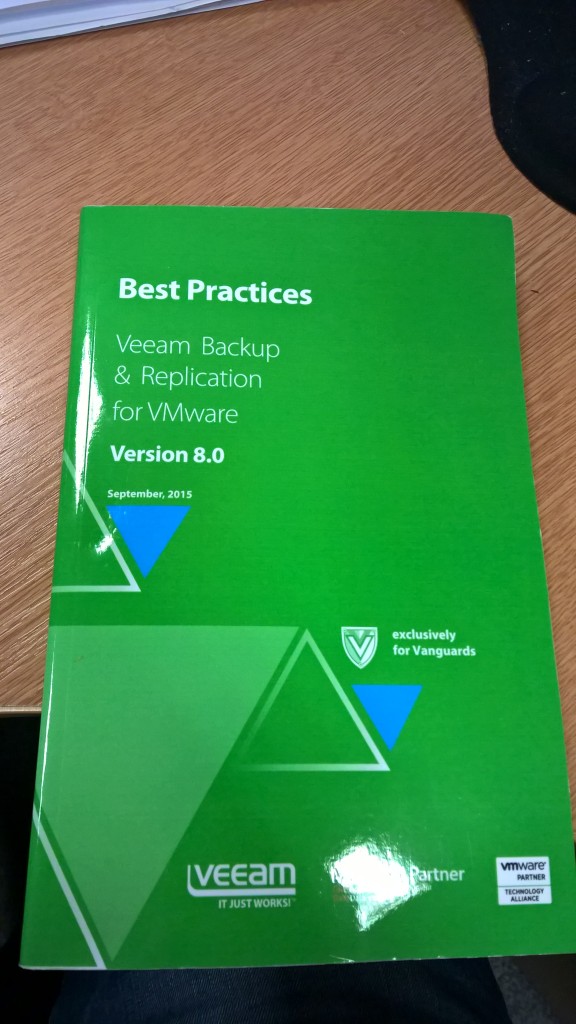 Best Practises – Veeam Backup and Replication for VMware – Version 8.0